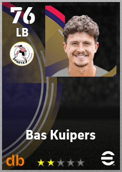 Bas Kuipers — LB, OVR 76, MAX 76