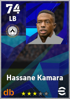 Hassane Kamara eFootball player card