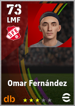 Omar Fernández eFootball player card