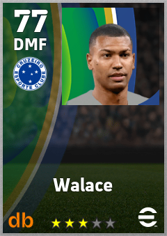 Walace — DMF, OVR 77, MAX 77