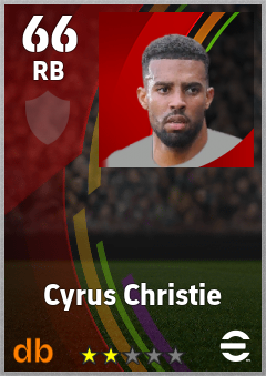 Cyrus Christie eFootball player card