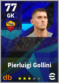 Pierluigi Gollini — GK, OVR 77, MAX 77