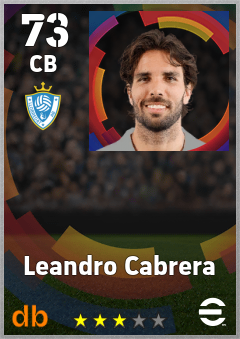 Leandro Cabrera eFootball player card