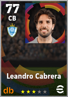 Leandro Cabrera eFootball player card