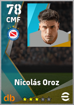 Nicolás Oroz eFootball player card