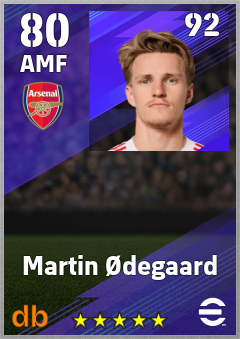 Martin Ødegaard eFootball player card