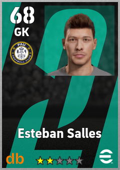Esteban Salles — GK, OVR 68, MAX 68