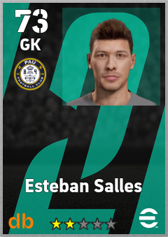 Esteban Salles — GK, OVR 73, MAX 73