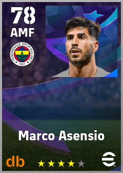 Marco Asensio eFootball player card