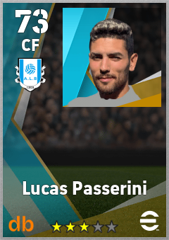 Lucas Passerini — CF, OVR 73, MAX 73