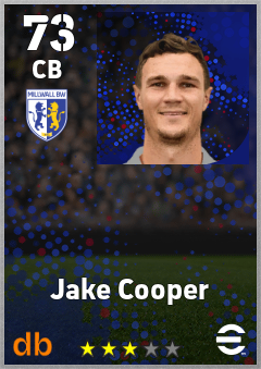 Jake Cooper — CB, OVR 73, MAX 73