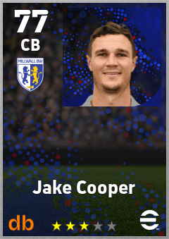Jake Cooper eFootball player card