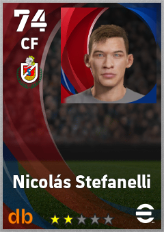 Nicolás Stefanelli — CF, OVR 74, MAX 74