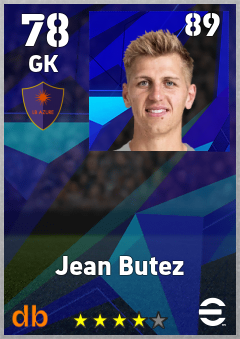 Jean Butez eFootball player card