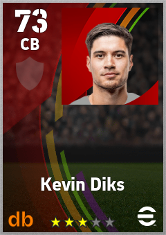 Kevin Diks eFootball player card