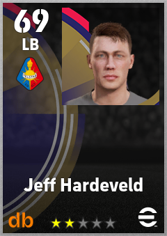 Jeff Hardeveld — LB, OVR 69, MAX 69