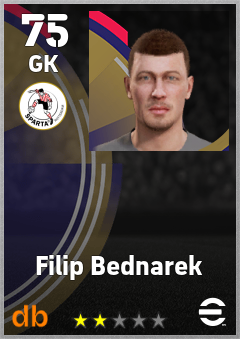 Filip Bednarek — GK, OVR 75, MAX 75