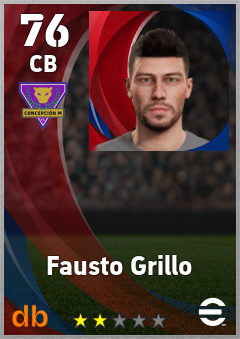 Fausto Grillo — CB, OVR 76, MAX 76