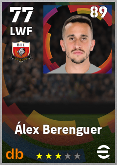 Álex Berenguer eFootball player card