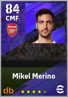 Mikel Merino — CMF, OVR 84, MAX 91