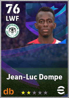 Jean-Luc Dompe — LWF, OVR 76, MAX 76