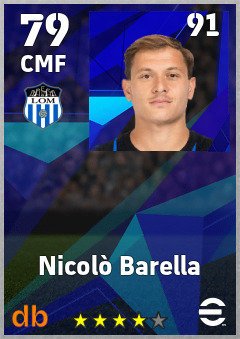 Nicolò Barella eFootball player card