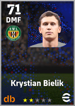 Krystian Bielik — DMF, OVR 71, MAX 71