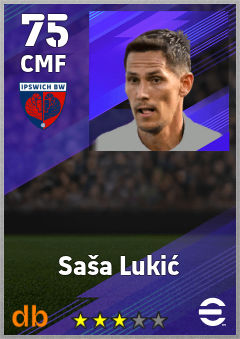 Saša Lukić — CMF, OVR 75, MAX 75