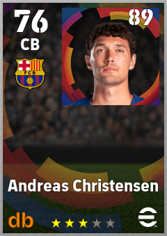 Andreas Christensen eFootball player card