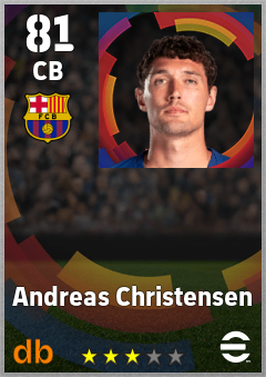 Andreas Christensen eFootball player card