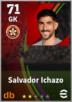Salvador Ichazo — GK, OVR 71, MAX 71