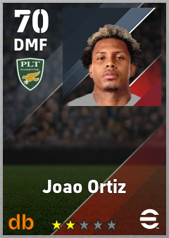 Joao Ortiz — DMF, OVR 70, MAX 70