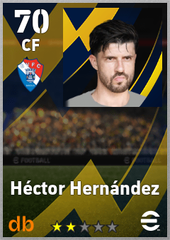 Héctor Hernández — CF, OVR 70, MAX 70