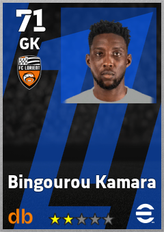 Bingourou Kamara eFootball player card