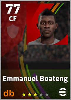 Emmanuel Boateng — CF, OVR 77, MAX 77