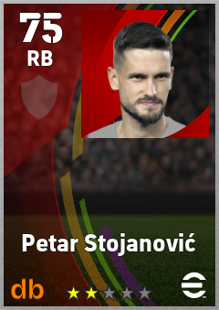 Petar Stojanović — RB, OVR 75, MAX 75