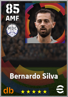 Bernardo Silva — AMF, OVR 85, MAX 92