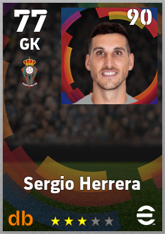 Sergio Herrera eFootball player card