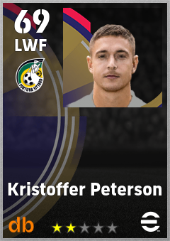 Kristoffer Peterson — LWF, OVR 69, MAX 69