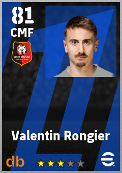 Valentin Rongier — CMF, OVR 81, MAX 89