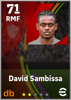 David Sambissa eFootball player card