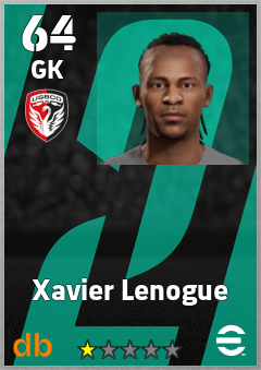 Xavier Lenogue — GK, OVR 64, MAX 64