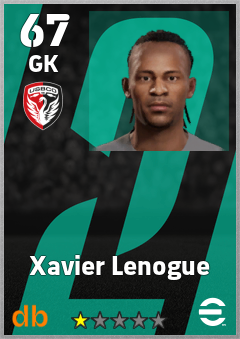 Xavier Lenogue — GK, OVR 67, MAX 67