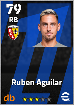 Ruben Aguilar — RB, OVR 79, MAX 79