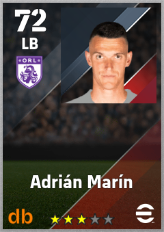 Adrián Marín eFootball player card