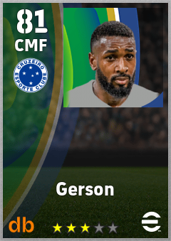Gerson eFootball player card