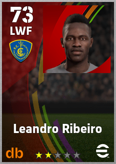 Leandro Ribeiro — LWF, OVR 73, MAX 73