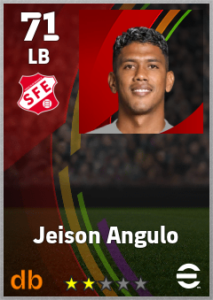 Jeison Angulo eFootball player card