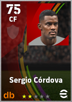 Sergio Córdova eFootball player card