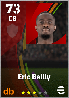 Eric Bailly eFootball player card